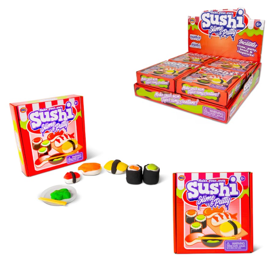 MAKE YOUR OWN SUSHI SLIME & PUTTY