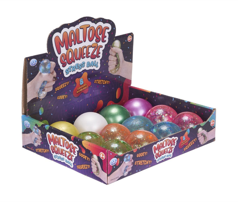 Sugar Maltose Squeeze Stress Ball 60mm ( Assorted )