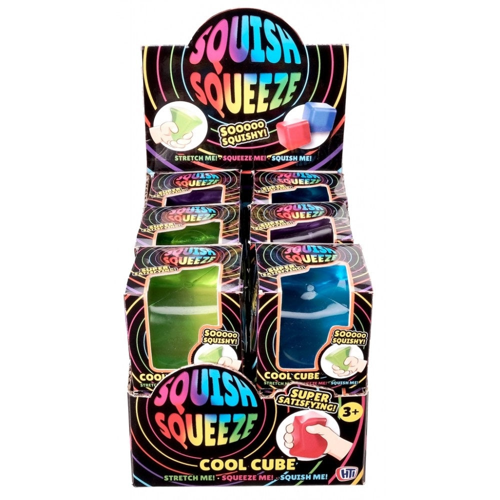 Oh Sensory Squeeze Squish Cool Cube 5cm (Assorted)