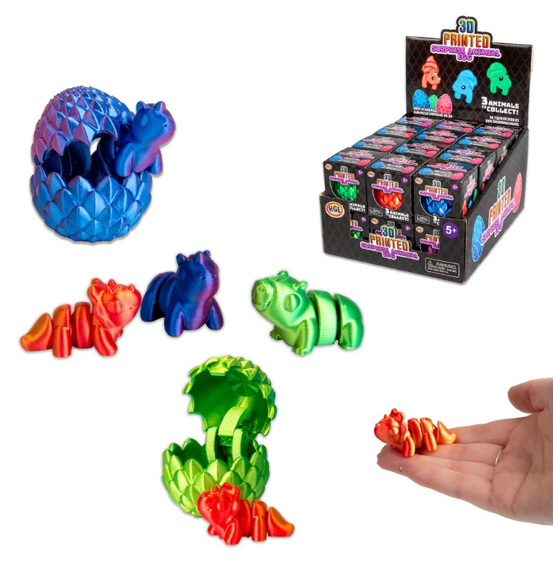 3D Printed Toy Suprise Animal Egg