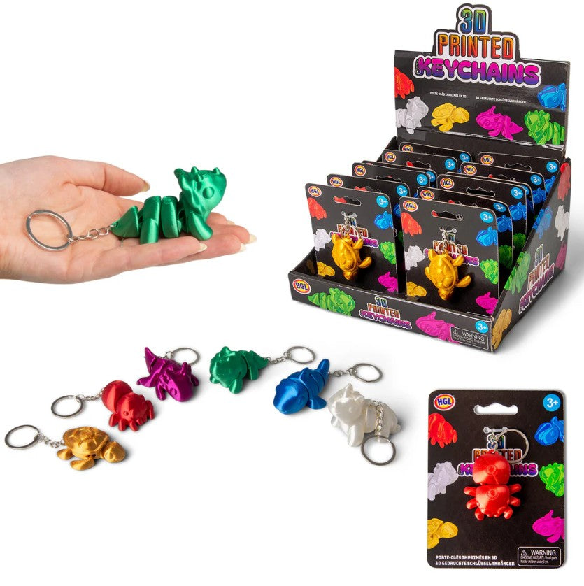 3D Printed Keychains Toys
