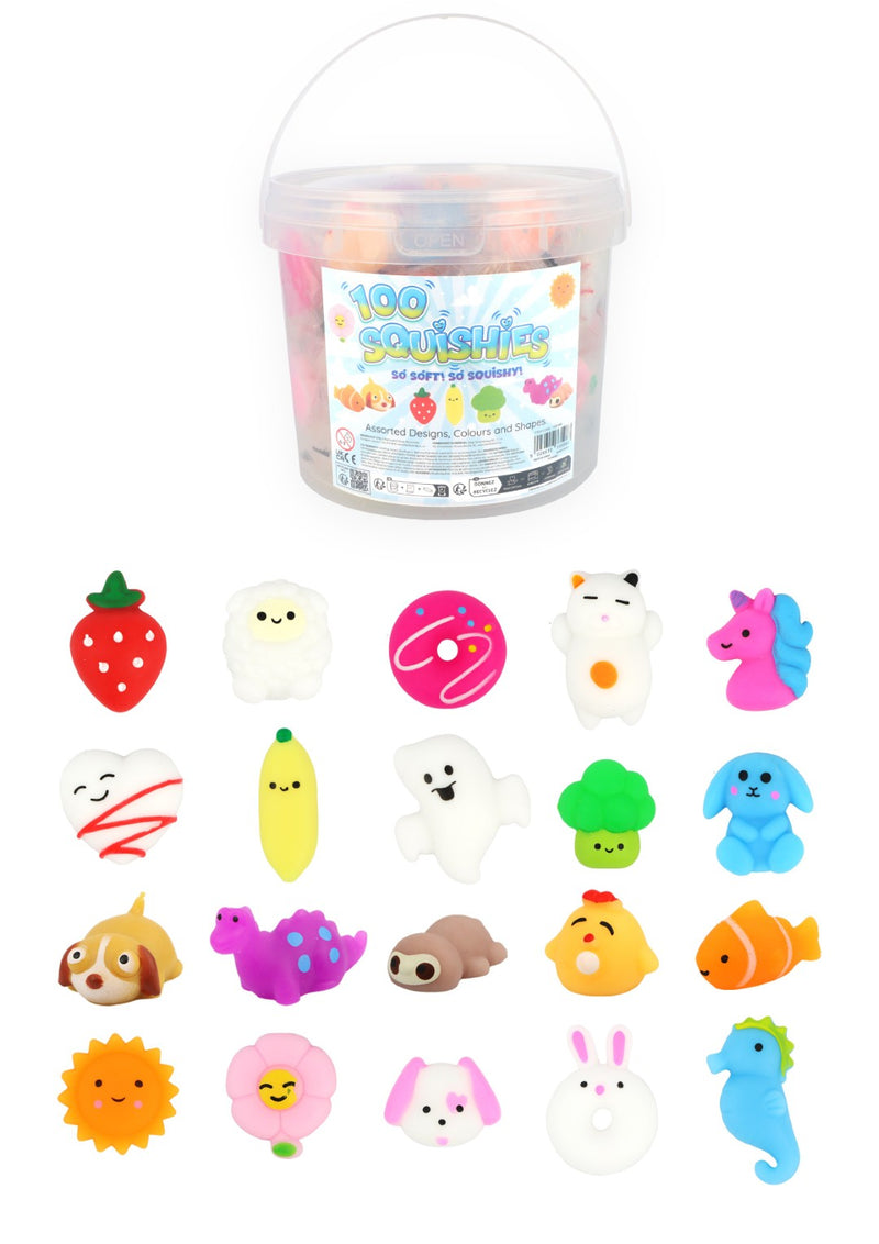 Squishies 10g Bucket 3-5cm X 100PC ( 0.13P Each )