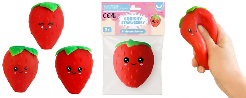 Squeezy Strawberry Sensory Toy