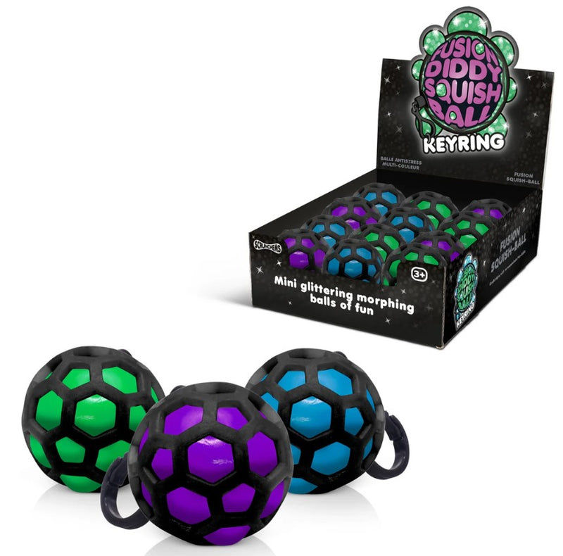 Scrunchems Fusion Squish Ball Keychain