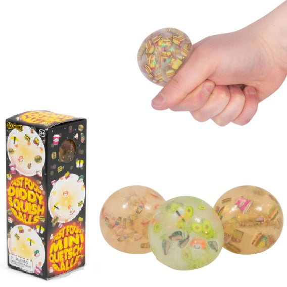 Scrunchems Fast Food Diddy Squish Ball