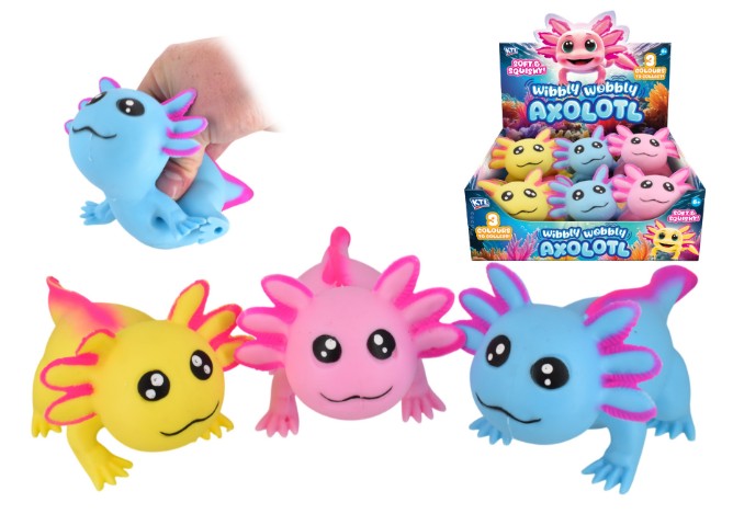 Soft Squishy Axolotl (3 Colours)
