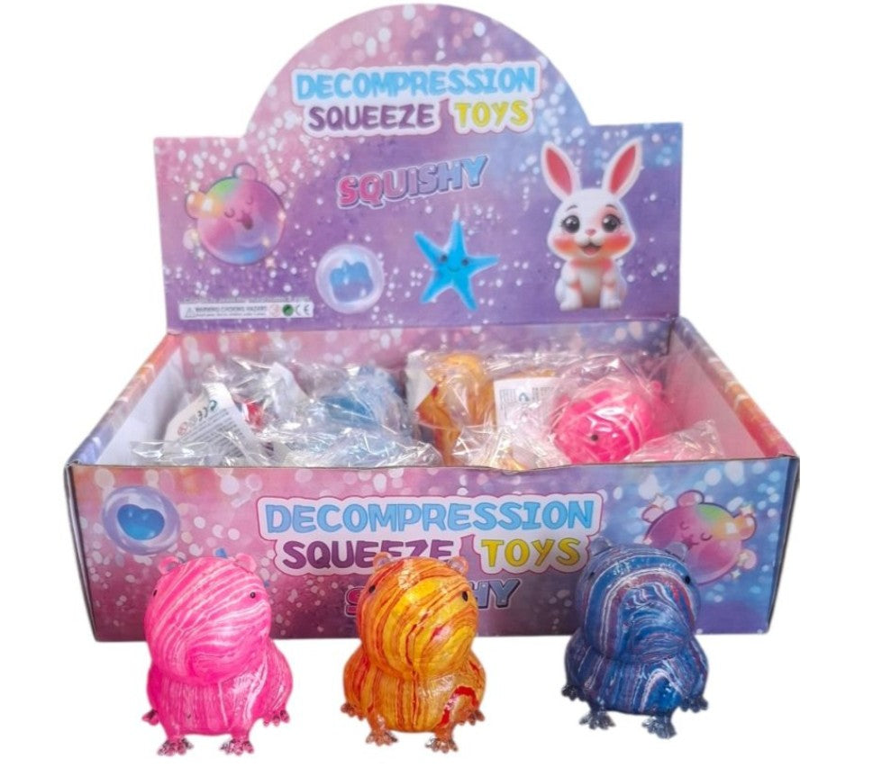 Sugar Maltose Marble Squishy Capybara 5.5cm