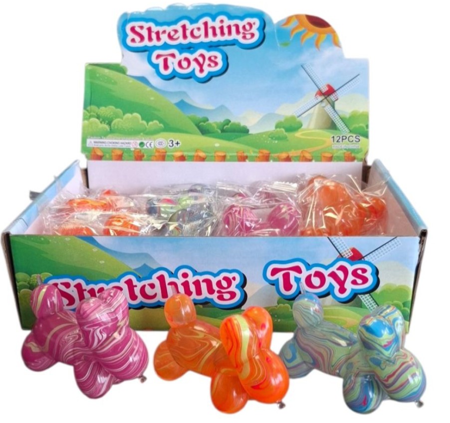 Sugar Maltose Marble Squishy Balloon Dog 9.5cm